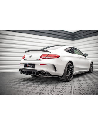 Splitter posteriore (con barre verticali) Mercedes-AMG C 63AMG Coupe AMG Aero Pack C205 Facelift (Co
