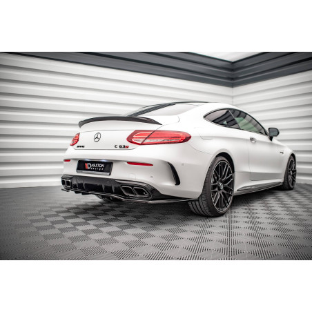 Splitter posteriore (con barre verticali) Mercedes-AMG C 63AMG Coupe AMG Aero Pack C205 Facelift (Co