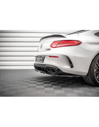 Splitter posteriore (con barre verticali) Mercedes-AMG C 63AMG Coupe AMG Aero Pack C205 Facelift (Co