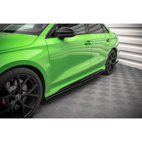 Diffusori minigonne street pro Audi RS3 berlina 8Y (Cod. M-AURS38YSCNC-SD1B)