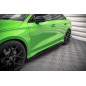Diffusori minigonne street pro Audi RS3 berlina 8Y (Cod. M-AURS38YSCNC-SD1B)