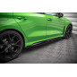 Diffusori minigonne street pro + Flaps Audi RS3 berlina 8Y (Cod. M-AURS38YSCNC-SD1B+SF1G)