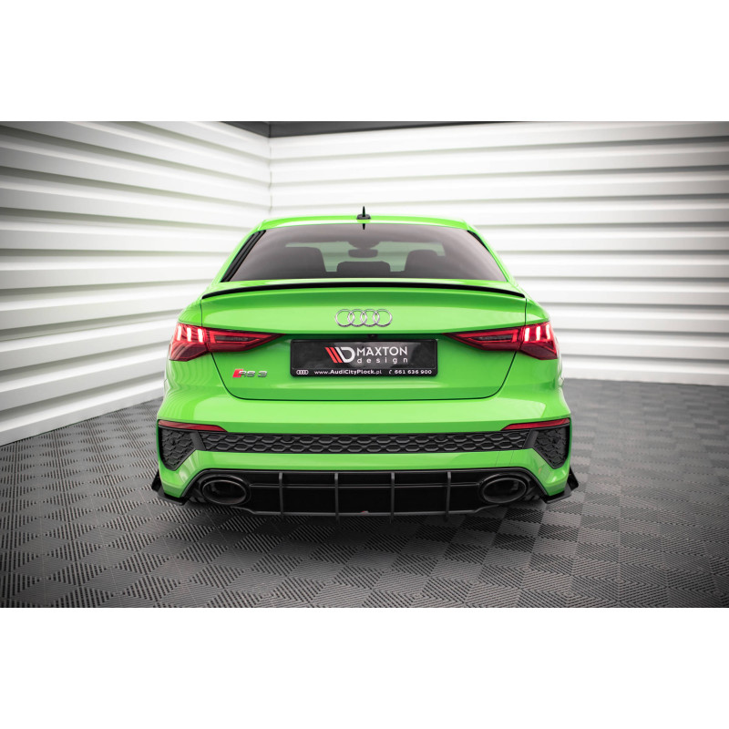 DIFFUSORE POSTERIORE street pro Audi RS3 berlina 8Y (Cod. M-AURS38YSCNC-RS1B)