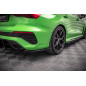 Splitters posteriori laterali Street Pro + Flaps Audi RS3 berlina 8Y (Cod. M-AURS38YSCNC-RSD1B+RSF1G