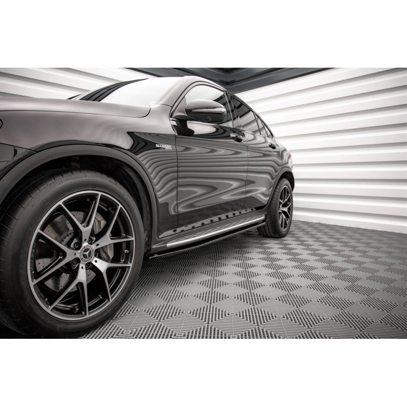 Diffusori minigonne V.1 Mercedes-Benz GLC Coupe AMG-Line C253 Facelift (Cod. M-ME-GLC-C253F-AMGLINE-