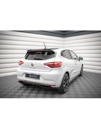 Splitter posteriore (con barre verticali) Renault Clio Mk5 (Cod. M-RE-CL-5-RSD1G+RD1G)
