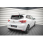 Splitter posteriore (con barre verticali) Renault Clio Mk5 (Cod. M-RE-CL-5-RSD1G+RD1G)