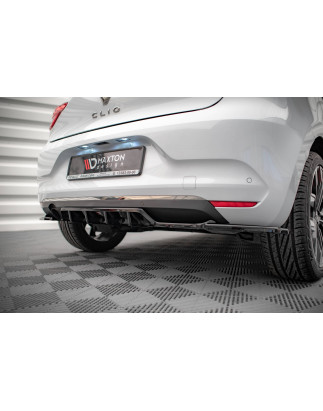 Splitter posteriore (con barre verticali) Renault Clio Mk5 (Cod. M-RE-CL-5-RSD1G+RD1G)