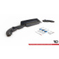 Splitter posteriore (con barre verticali) Renault Clio Mk5 (Cod. M-RE-CL-5-RSD1G+RD1G)