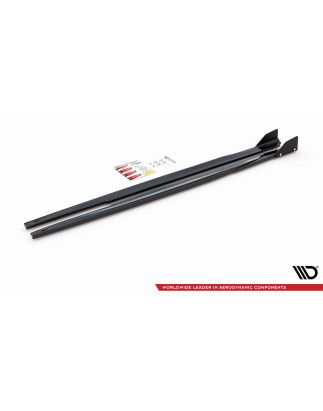 Diffusori minigonne V.1 + Flaps Toyota Corolla GR Sport  XII (Cod. M-TO-CO-12-HB-GR-SD1G+SF)