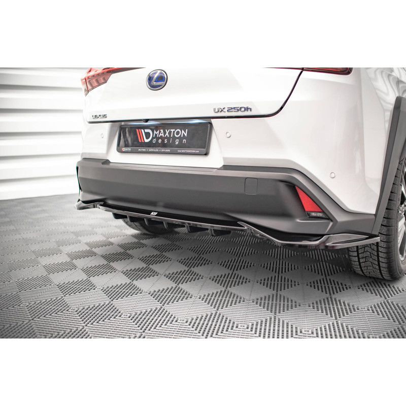 Splitter posteriore (con barre verticali) Lexus UX Mk1 (Cod. M-LE-UX-1-RD1G+RD2G)