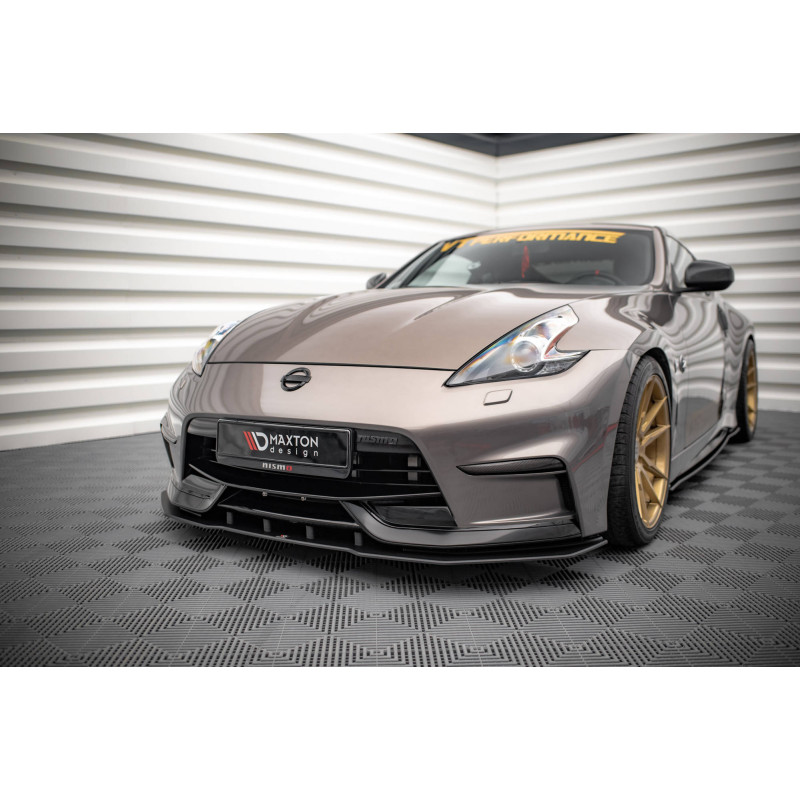 SPLITTER ANTERIORE street pro Nissan 370Z Nismo Facelift (Cod. M-NI370ZNISMOCNC-FD1B)