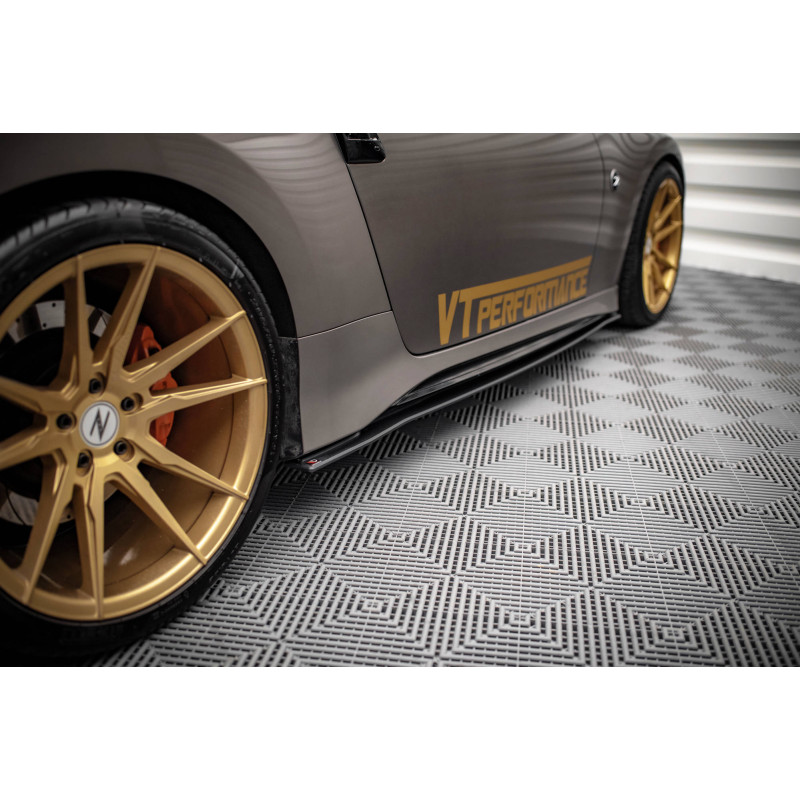 Diffusori minigonne street pro Nissan 370Z Nismo Facelift (Cod. M-NI370ZNISMOCNC-SD1B)