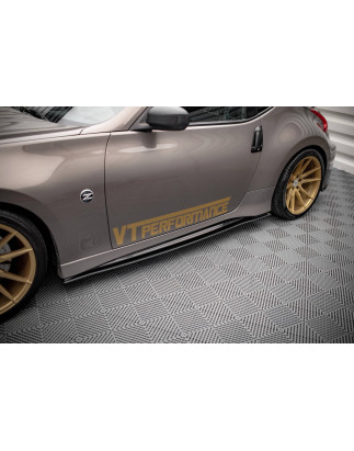 Diffusori minigonne street pro Nissan 370Z Nismo Facelift (Cod. M-NI370ZNISMOCNC-SD1B)