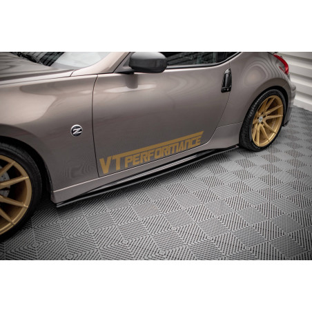 Diffusori minigonne street pro Nissan 370Z Nismo Facelift (Cod. M-NI370ZNISMOCNC-SD1B)