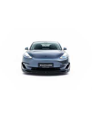 SPLITTER ANTERIORE V.3 Tesla Model 3 (Cod. M-TE-MODEL3-1-FD3G+FD3RG)