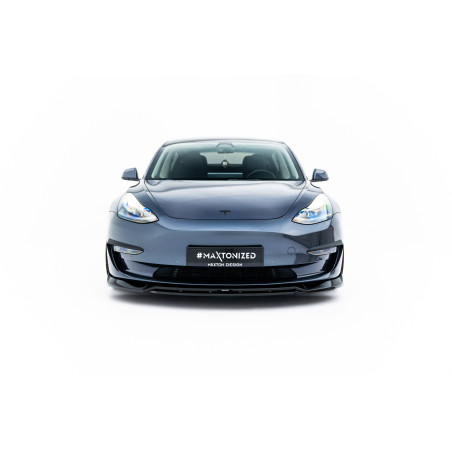 SPLITTER ANTERIORE V.3 Tesla Model 3 (Cod. M-TE-MODEL3-1-FD3G+FD3RG)