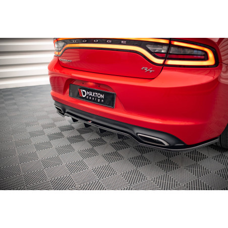 Splitter posteriore (con barre verticali) Dodge Charger RT Mk7 Facelift (Cod. M-DO-CH-2-RT-RD1G+RD2G