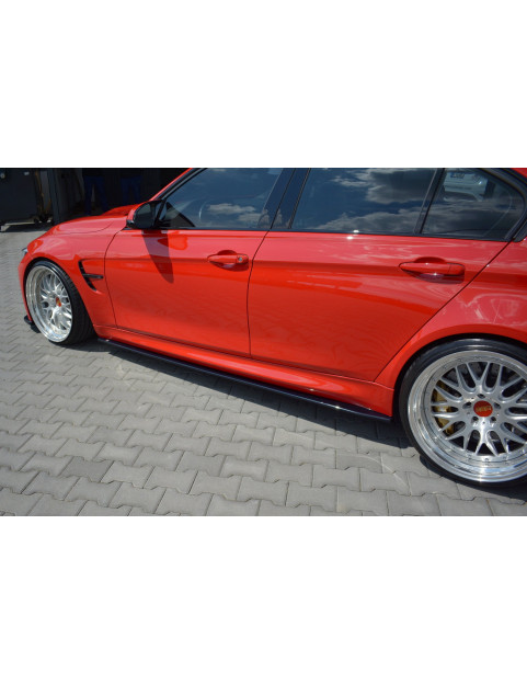 Diffusori minigonne V.1 BMW M3 F80 carbon look (Cod. M-BM-3-80-M-SD1C) M-BM-3-80-M-SD1C
