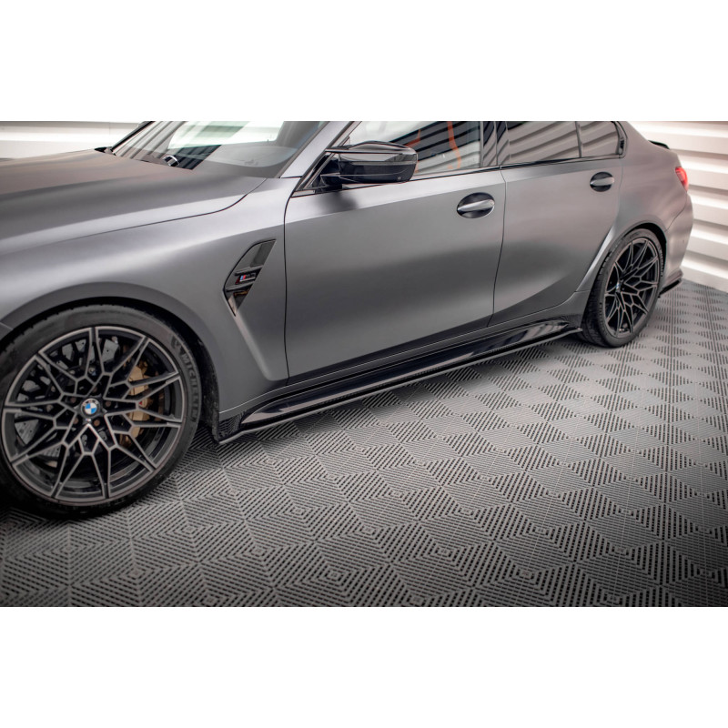 Diffusori minigonne street pro BMW M3 berlina / Touring G80 / G81 (Cod. M-BM3G80MCNC-SD1B)