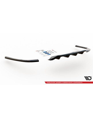 Splitter posteriore (con barre verticali) Opel Insignia Mk2 (Cod. M-OP-IS-B-RSD1G+RD1G)