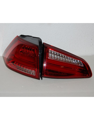 Fari Posteriori Volkswagen Golf 7 2013 Led Red Cardna (Cod. E-FAW138)