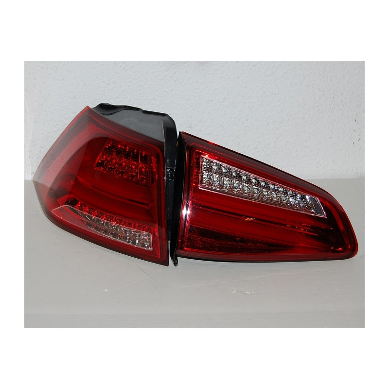 Fari Posteriori Volkswagen Golf 7 2013 Led Red Cardna (Cod. E-FAW138)