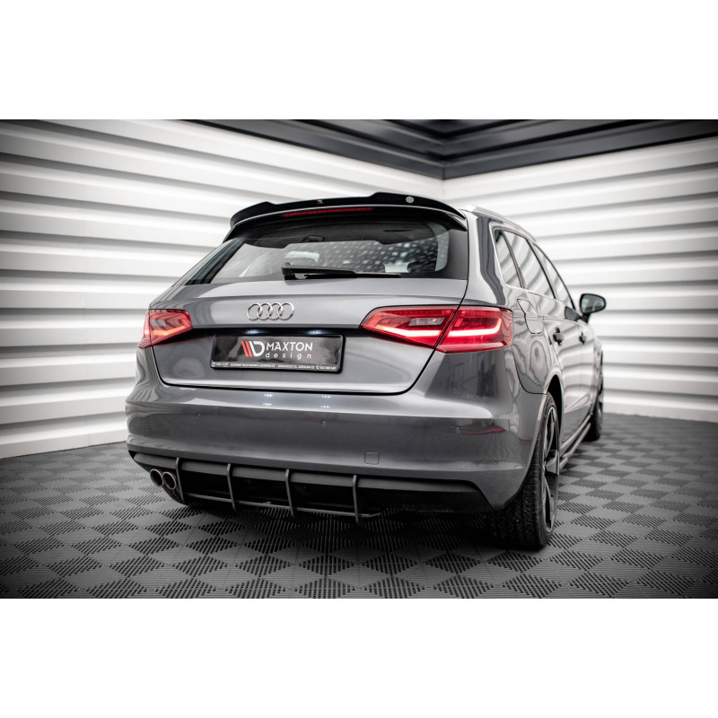 DIFFUSORE POSTERIORE street pro Audi A3 Sportback 8V (Cod. M-AUA38VCNC-RS1B)
