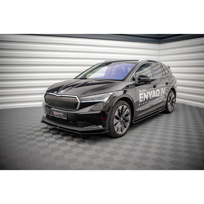 SPLITTER ANTERIORE V.1 Skoda Enyaq iV (Cod. M-SK-EN-1-FD1G)