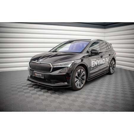 SPLITTER ANTERIORE V.1 Skoda Enyaq iV (Cod. M-SK-EN-1-FD1G)