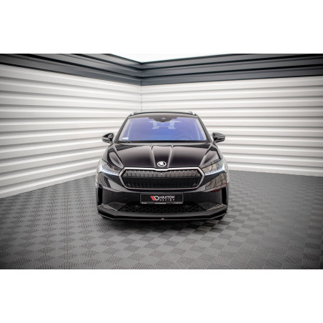 SPLITTER ANTERIORE V.1 Skoda Enyaq iV (Cod. M-SK-EN-1-FD1G)
