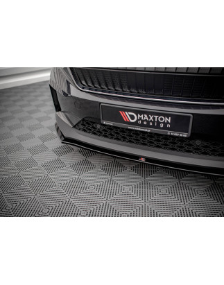SPLITTER ANTERIORE V.1 Skoda Enyaq iV (Cod. M-SK-EN-1-FD1G)