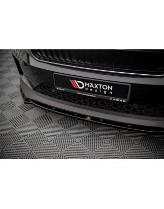SPLITTER ANTERIORE V.3 Skoda Enyaq iV (Cod. M-SK-EN-1-FD3G)