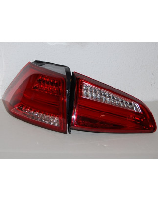 Fari Posteriori Volkswagen Golf 7 2013 Led Red Cardna (Cod. E-FAW138)