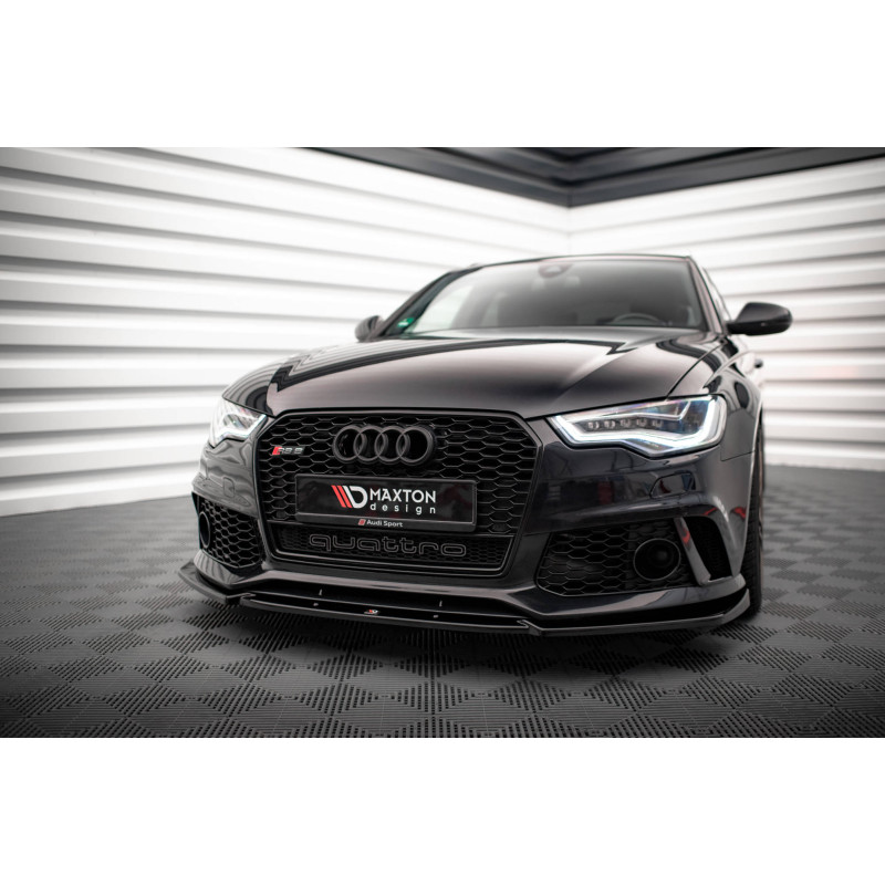 SPLITTER ANTERIORE Audi A6 RS6 Look C7 (Cod. M-AU-A6-C7-RS6LOOK-FD1G)
