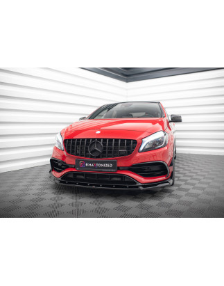SPLITTER ANTERIORE V.1 Mercedes-Benz A45 Aero W176 Facelift (Cod. M-ME-A-176F-AMG-AERO-FD1G)