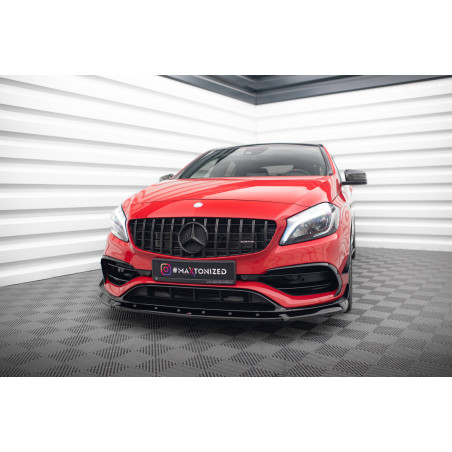 SPLITTER ANTERIORE V.1 Mercedes-Benz A45 Aero W176 Facelift (Cod. M-ME-A-176F-AMG-AERO-FD1G)