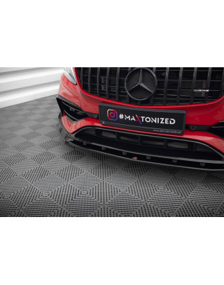 SPLITTER ANTERIORE V.1 Mercedes-Benz A45 Aero W176 Facelift (Cod. M-ME-A-176F-AMG-AERO-FD1G)