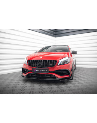 SPLITTER ANTERIORE V.2 Mercedes-Benz A45 Aero W176 Facelift (Cod. M-ME-A-176F-AMG-AERO-FD2G)