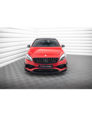 SPLITTER ANTERIORE V.2 Mercedes-Benz A45 Aero W176 Facelift (Cod. M-ME-A-176F-AMG-AERO-FD2G)