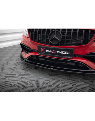 SPLITTER ANTERIORE V.2 Mercedes-Benz A45 Aero W176 Facelift (Cod. M-ME-A-176F-AMG-AERO-FD2G)