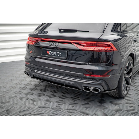 Splitter posteriore (con barre verticali) Audi SQ8 Mk1 (Cod. M-AU-SQ8-1F-RD1G+RD2G)