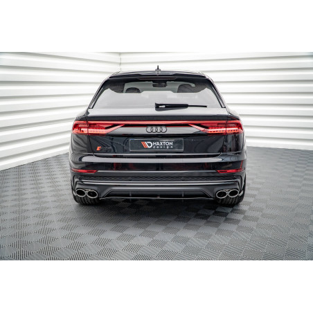Splitter posteriore (con barre verticali) Audi SQ8 Mk1 (Cod. M-AU-SQ8-1F-RD1G+RD2G)