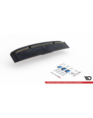 Splitter posteriore (con barre verticali) Audi SQ8 Mk1 (Cod. M-AU-SQ8-1F-RD1G+RD2G)