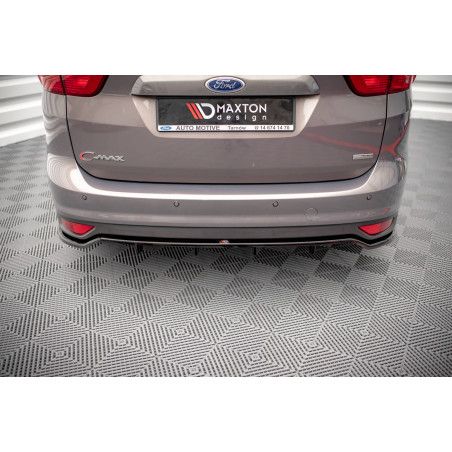Splitter posteriore (con barre verticali) Ford C-Max Mk2 (Cod. M-FO-CMAX-2-RD1G+RD2G)