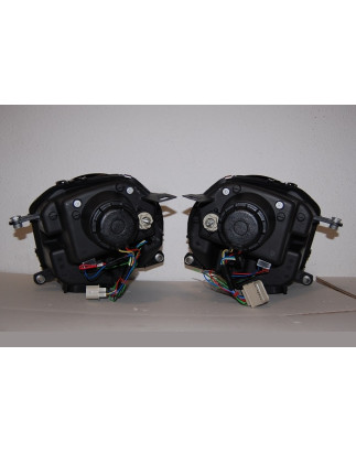 Fari Anteriori Angel Eyes Mini Cooper R55 / R56 / R57 06-10 L/D Black Lti (Cod. E-FAMI008)