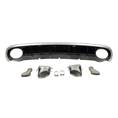 Diffusore Posteriore Audi A6 Sedan / Avant C7 2011-2014 Look RS6 ABS (Cod. E-TCA0163)