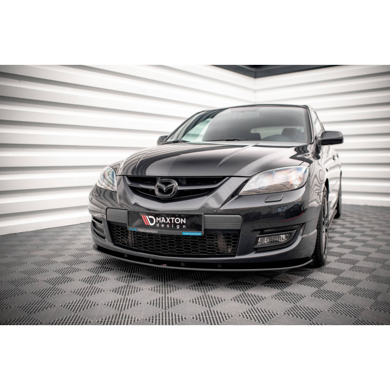 SPLITTER ANTERIORE street pro Mazda 3 MPS Mk1 (Cod. M-MA3MPS1CNC-FD1B)