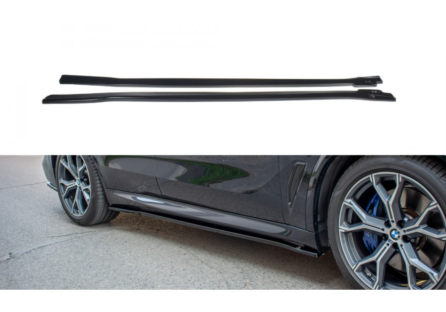 Diffusori minigonne for BMW X5 G05 M-pack carbon look (Cod. M-BM-X5-05-MPACK-SD1C) M-BM-X5-05-MPACK-SD1C