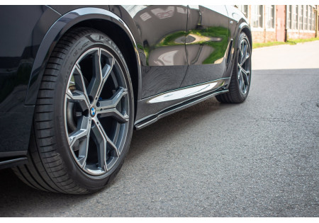 Diffusori minigonne for BMW X5 G05 M-pack carbon look (Cod. M-BM-X5-05-MPACK-SD1C) M-BM-X5-05-MPACK-SD1C